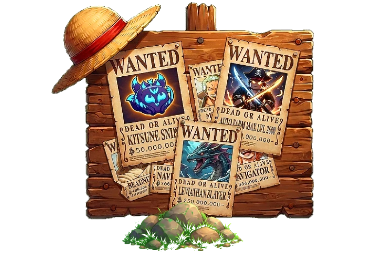 Blox Fruits Wanted Billboard